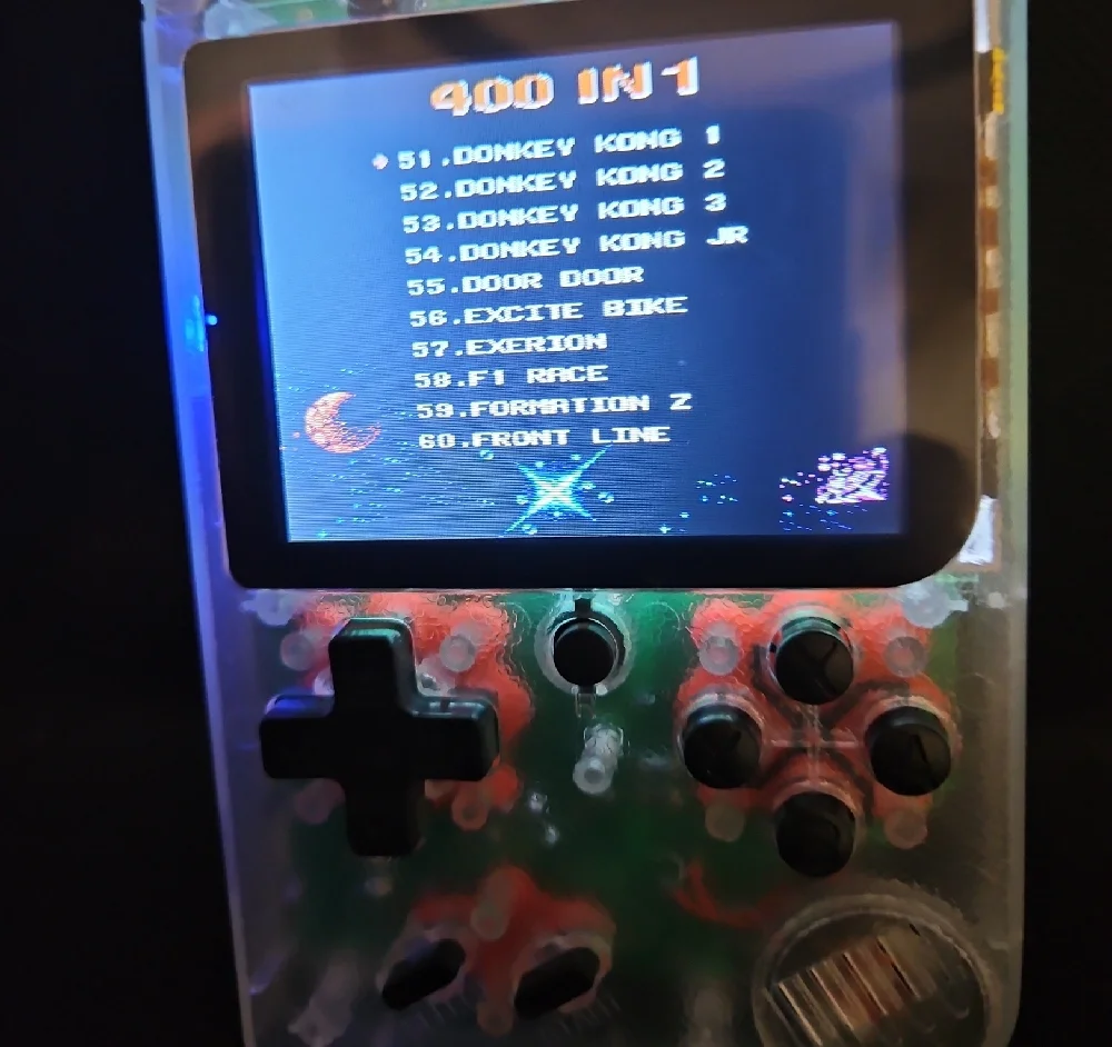 Plus Handheld Game Console - Black and Green